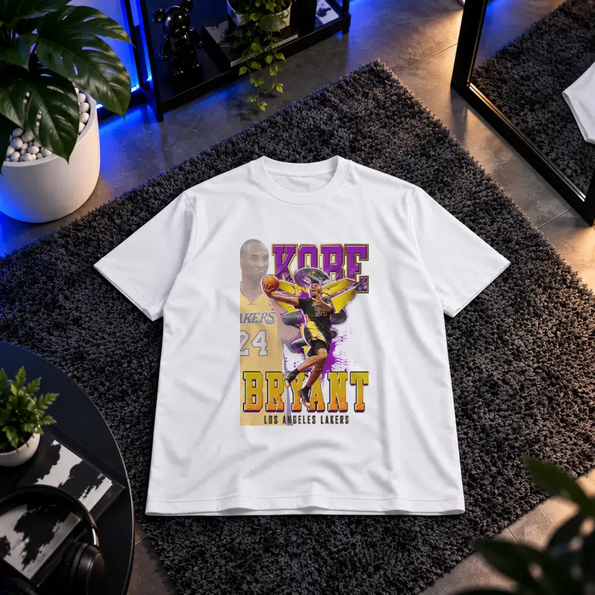 تیشرت کوبی برایانت طرح لیکرز (Kobe Bryant) کد 3215