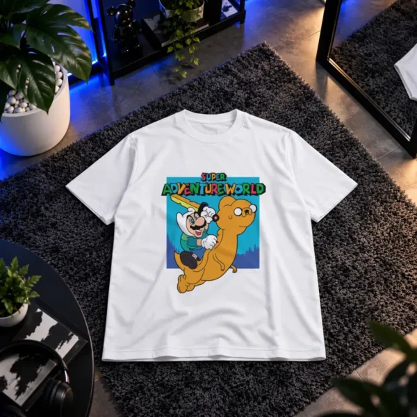 تیشرت پرنسس پیچ و جیک طرح Super Adventure World