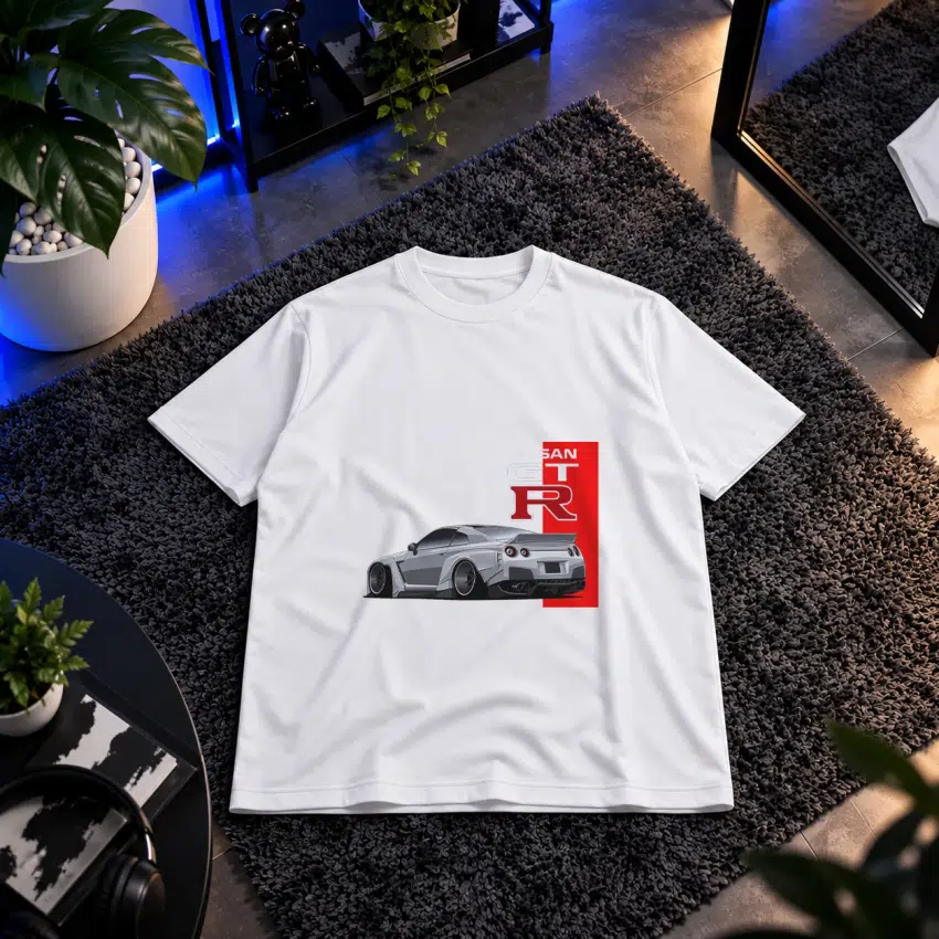تیشرت نیسان GT-R طرح San GT-R