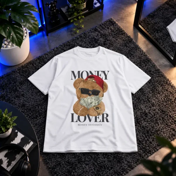 تیشرت خرس طرح Money Lover