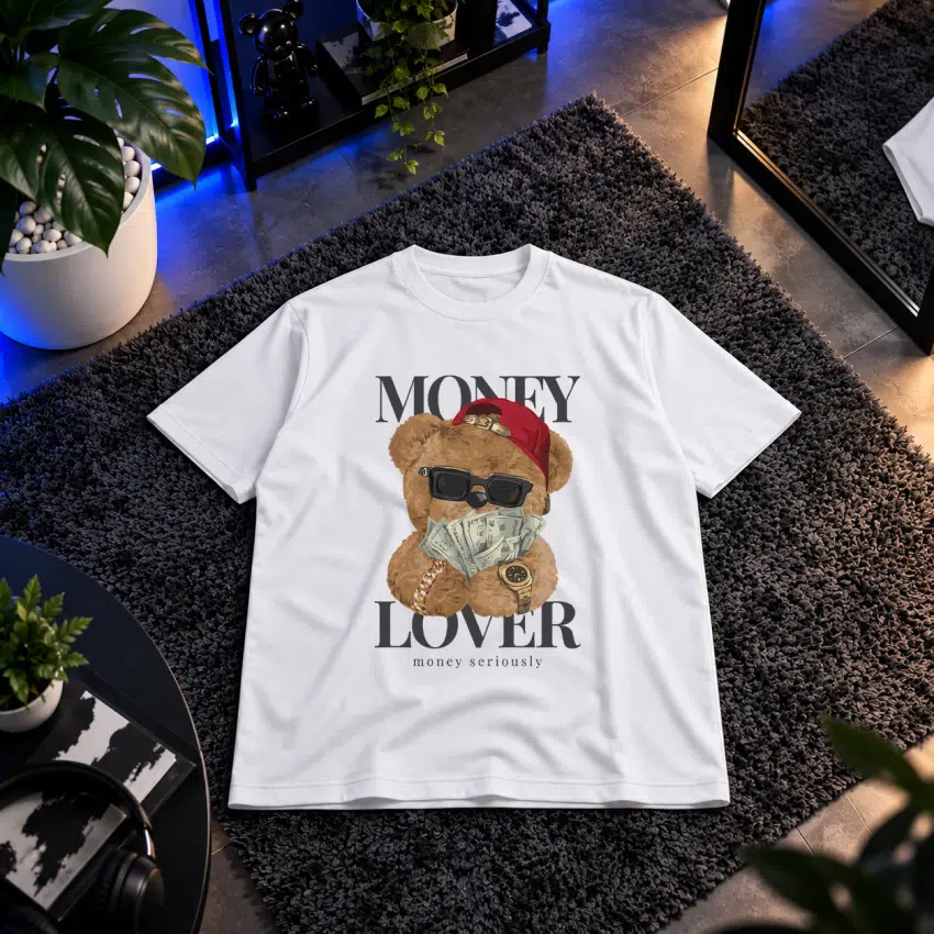 تیشرت خرس طرح Money Lover