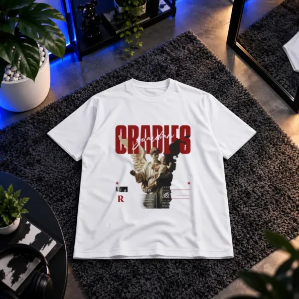 تیشرت مجسمه با دست اسکلتی طرح Crabs