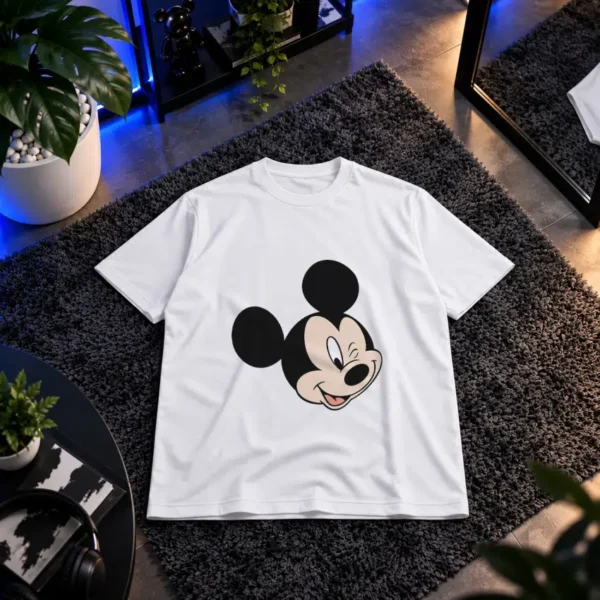 تیشرت میکی موس طرح چهره کارتونی (Mickey Mouse)