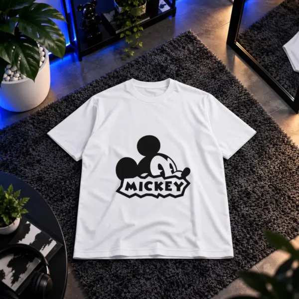 تیشرت دیزنی طرح لوگوی میکی موس (Mickey Mouse) کد 3909
