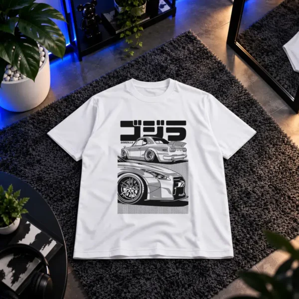 تیشرت نیسان GT-R R35 طرح پوستر ژاپنی