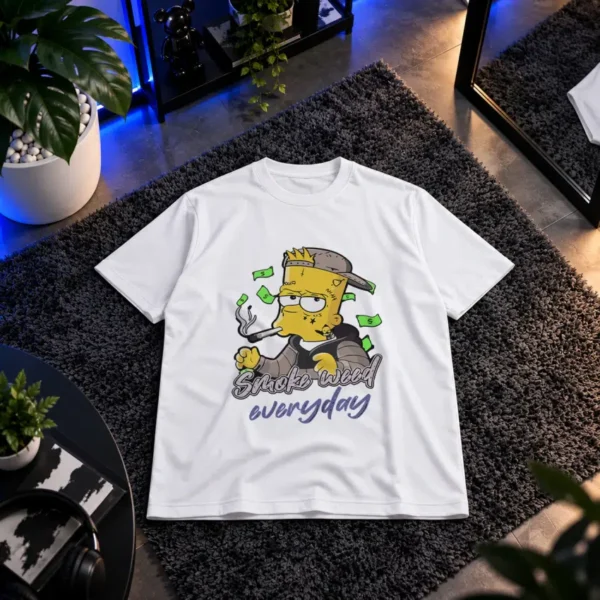 تیشرت سیمپسون‌ها طرح بارت و ماری‌جوانا (Bart Simpson)