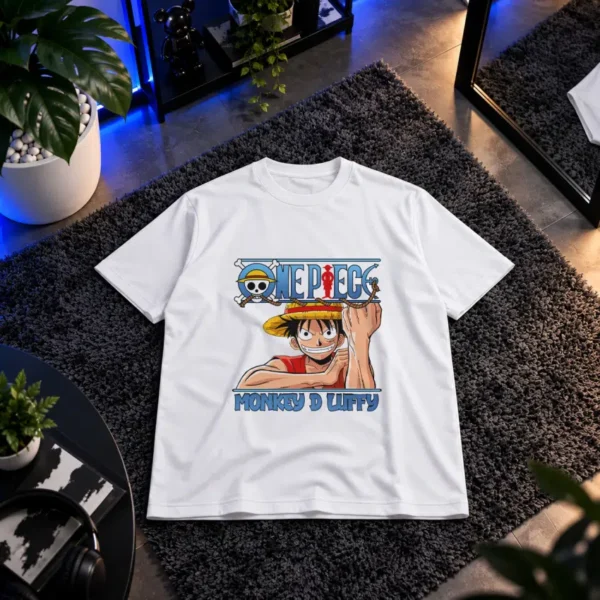 تیشرت انیمه وان پیس طرح مانکی دی لوفی (Monkey D. Luffy)
