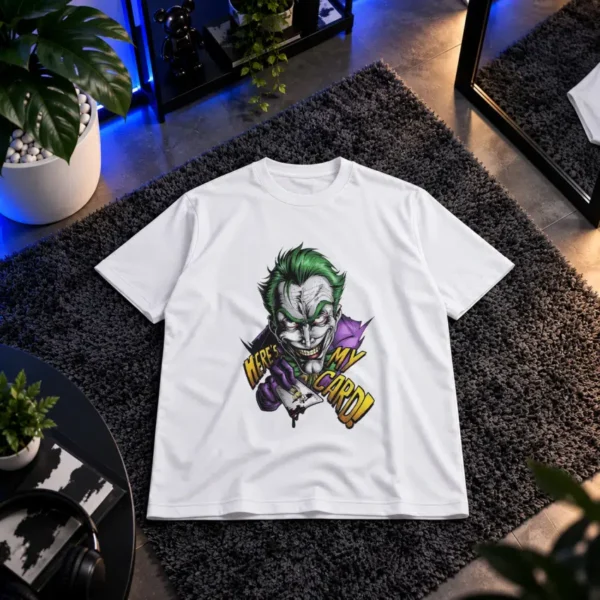 تیشرت جوکر طرح پرتره کارت بازی (Joker) کد 5146