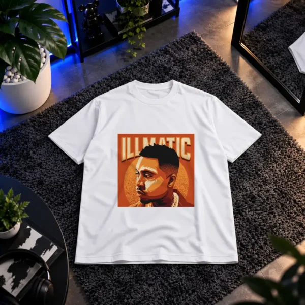 تیشرت نس طرح آلبوم ایلماتیک (Nas Illmatic)