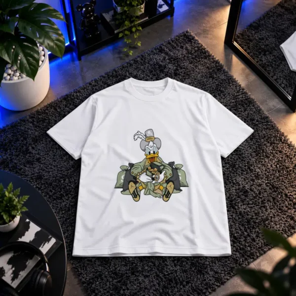 تیشرت دانلد داک طرح گنگستری کارتونی (Donald Duck)