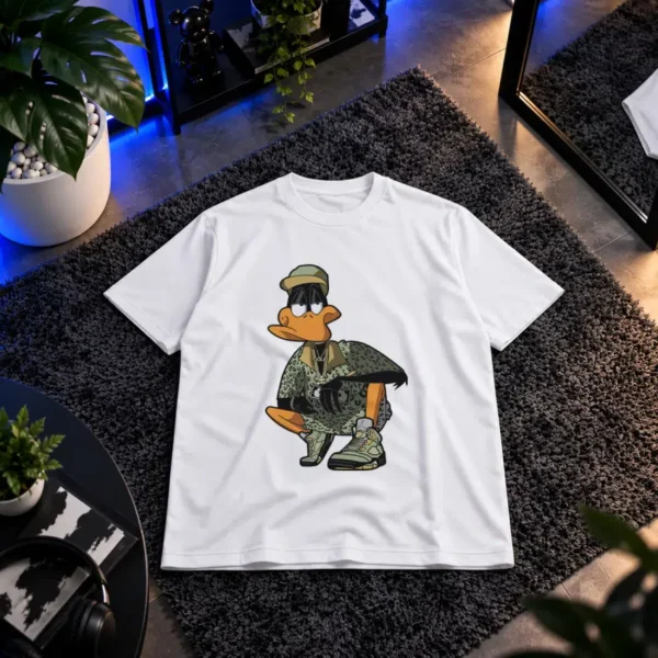 تیشرت دافی داک طرح استریت‌ویر نظامی (Daffy Duck)
