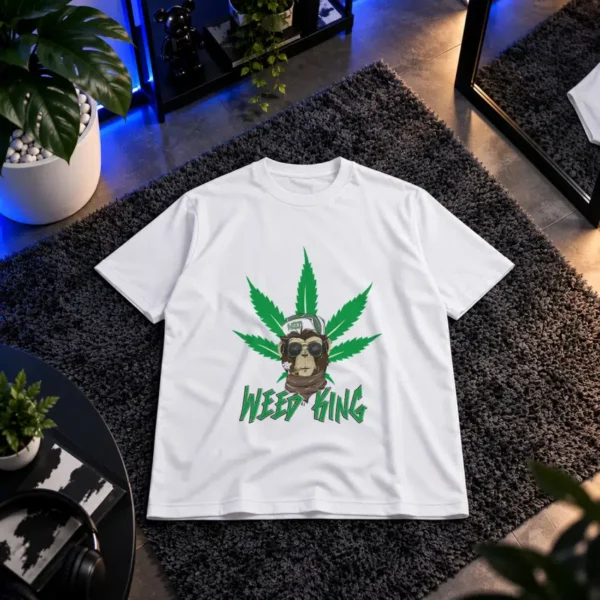 تیشرت جمجمه پادشاه ماری‌جوانا طرح Weed King