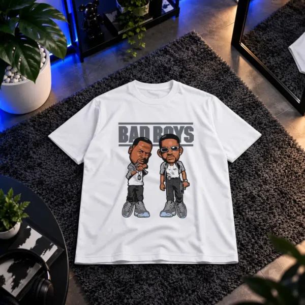 تیشرت فیلم پسران بد طرح مایک و مارکوس (Bad Boys) کد 5514