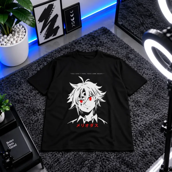 تیشرت انیمه هفت گناه مرگبار طرح ملیوداس (Meliodas) کد 5682