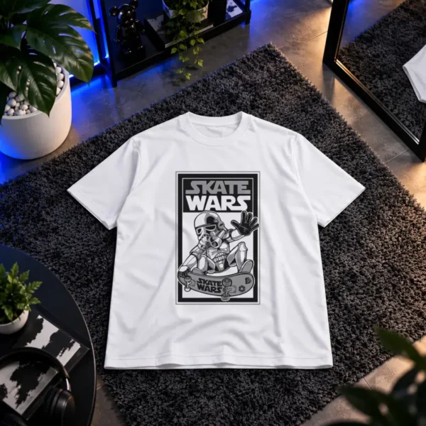 تیشرت جنگ ستارگان طرح اسکیت‌برد (Skate Wars)
