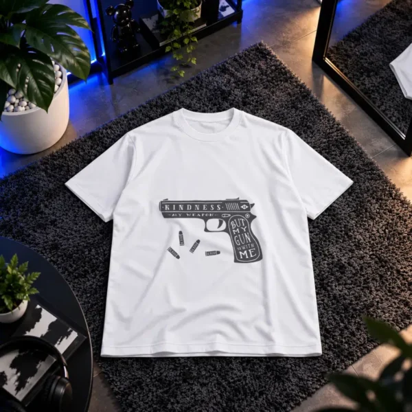 تیشرت اسلحه طرح Kindness by Default