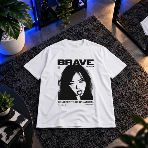 تیشرت طرح Brave پرتره زن
