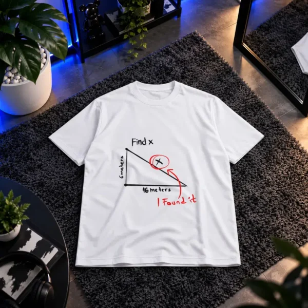 تیشرت ریاضی طرح طنز Find X I Found It