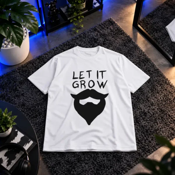 تیشرت ریش طرح طنز Let It Grow
