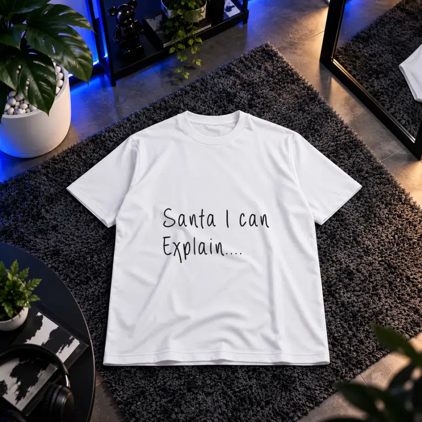 تیشرت کریسمس طرح Santa I Can Explain کد 6659