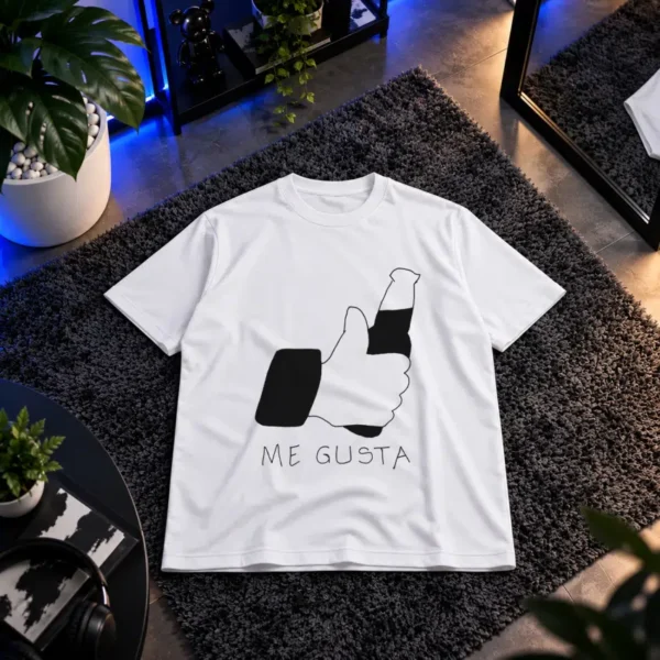 تیشرت میم Me Gusta طرح علامت لایک کد 6695