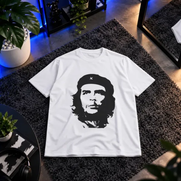 تیشرت چه گوارا طرح پرتره سیاه‌وسفید (Che Guevara) کد 7549