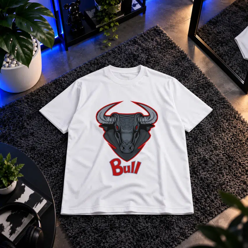 تیشرت گاو نر طرح Bull کد 7898