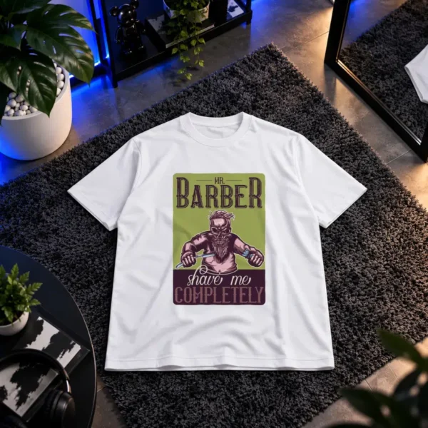 تیشرت آرایشگری طرح Mr Barber کد 7921