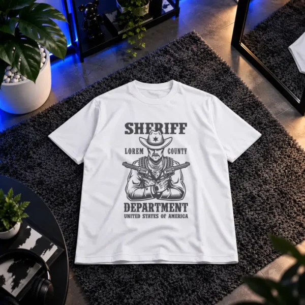 تیشرت کلانتر طرح Sheriff Department