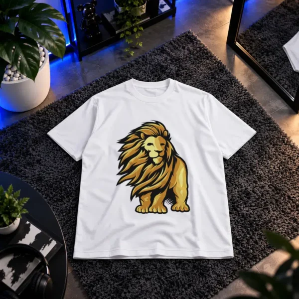 تیشرت شیر طرح گرافیکی مینیمال کد 7992