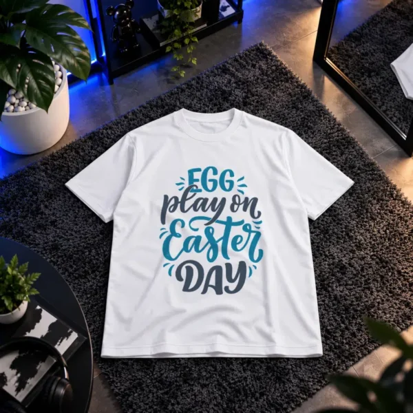 تیشرت عید پاک طرح Egg Play on Easter Day کد 8126