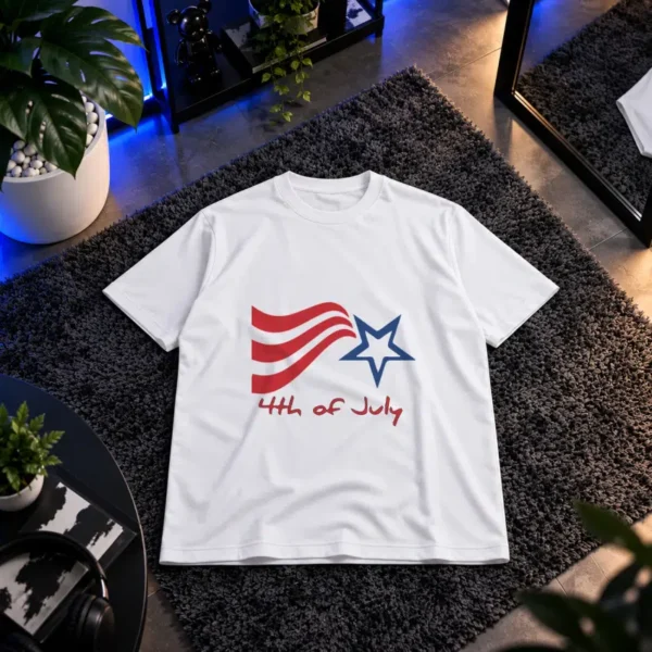 تیشرت چهارم جولای طرح 4th of July کد 8228