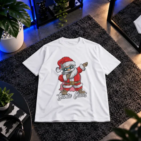 تیشرت بابانوئل کارتونی طرح Santa Claus کد 8276
