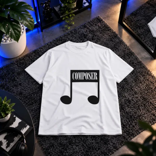 تیشرت موسیقی طرح Composer کد 8461