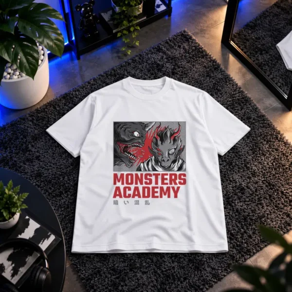 تیشرت هیولا طرح Monsters Academy کد 8659
