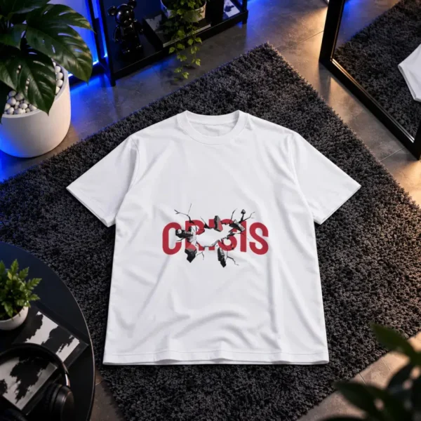 تیشرت تایپوگرافی بحران طرح Crisis کد 8866
