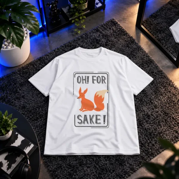 تیشرت سنجاب طرح Oh For Sake کد 9047