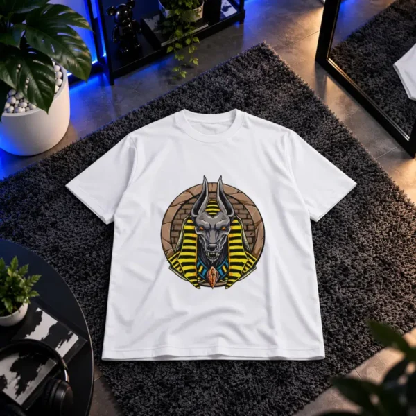 تیشرت آنوبیس طرح خدای مصری (Anubis) کد 9176