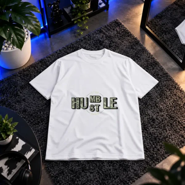 تیشرت تایپوگرافی انگیزشی Stay Humble کد 9759