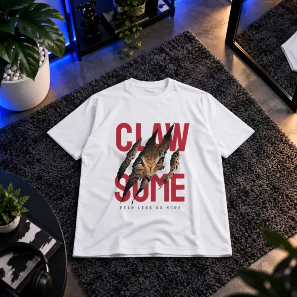 تیشرت پلنگ طرح Claw Some کد 9822
