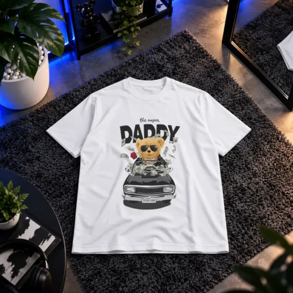 تیشرت خرس تدی گنگستر طرح Sugar Daddy کد 9942