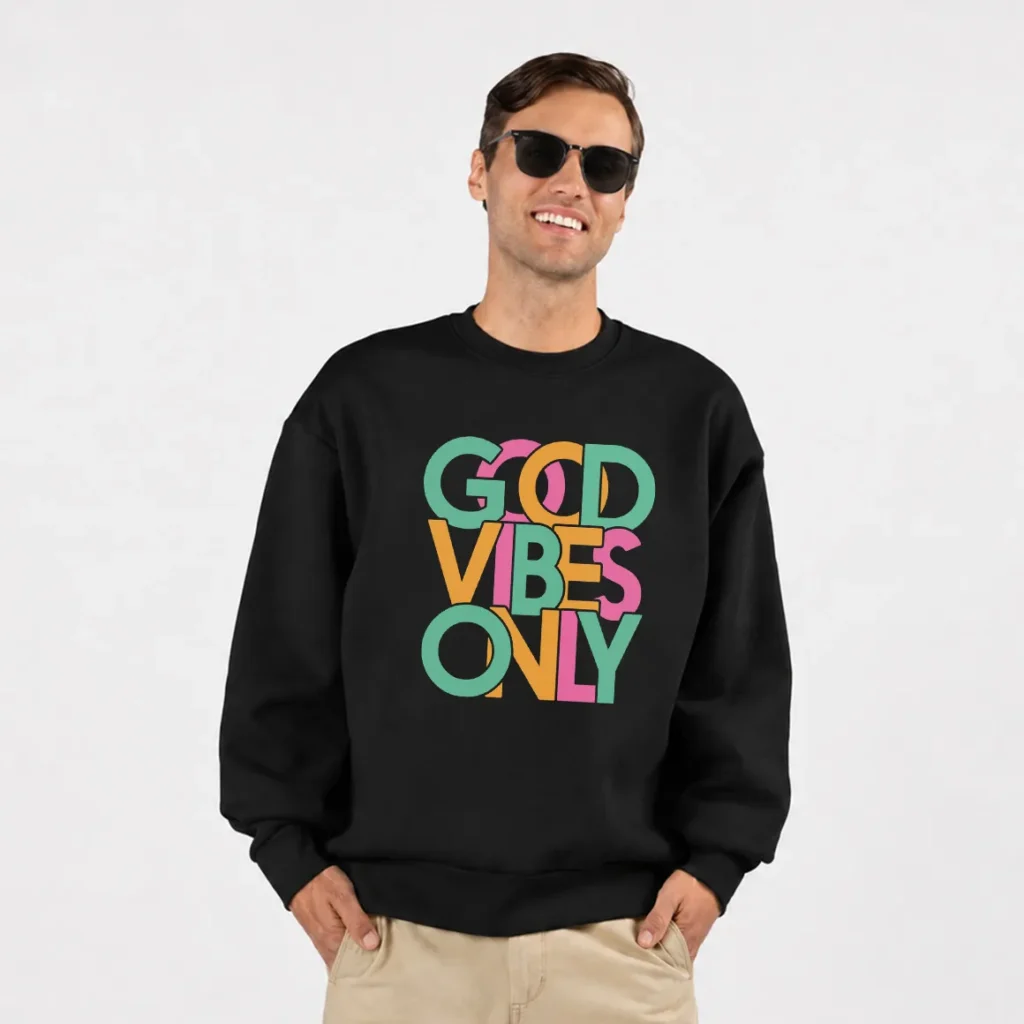 دورس تایپوگرافی طرح Good Vibes Only کد 10328