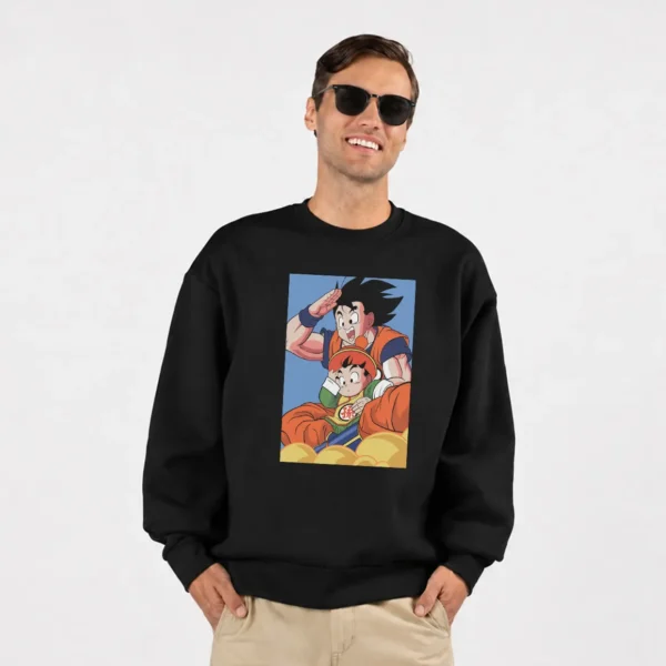 دورس انیمه دراگون بال طرح گوکو و گوهان روی ابر (Goku and Gohan) کد 10394