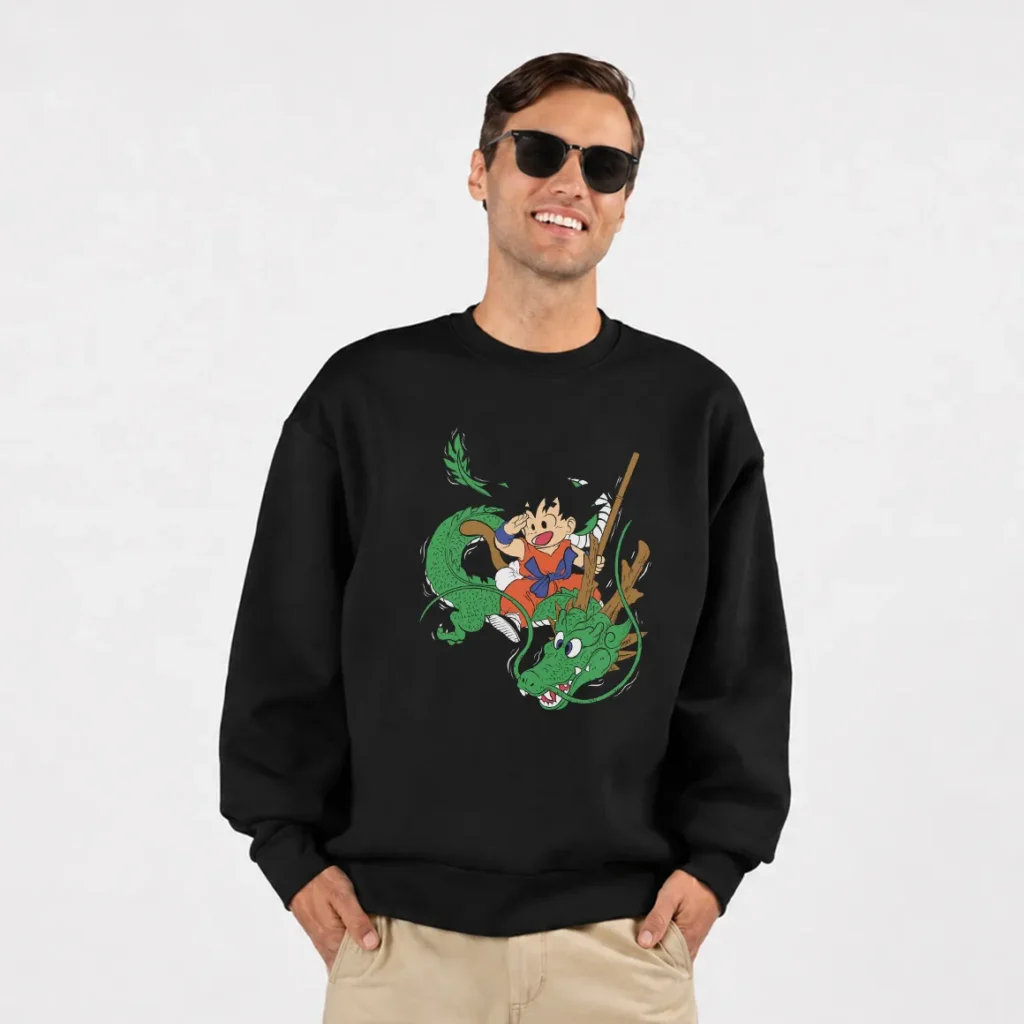 دورس انیمه دراگون بال طرح بچگی گوکو و شنرون (Kid Goku and Shenron) کد 10397