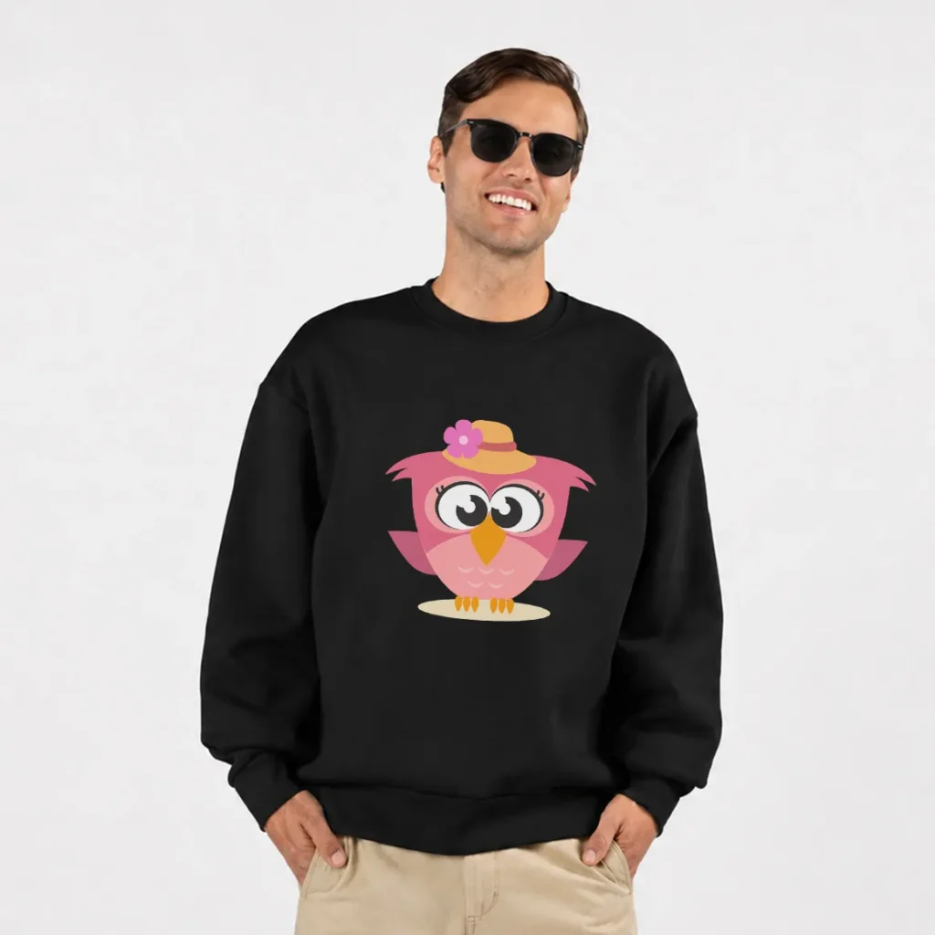 دورس جغد صورتی طرح Temple Owls کد 10603
