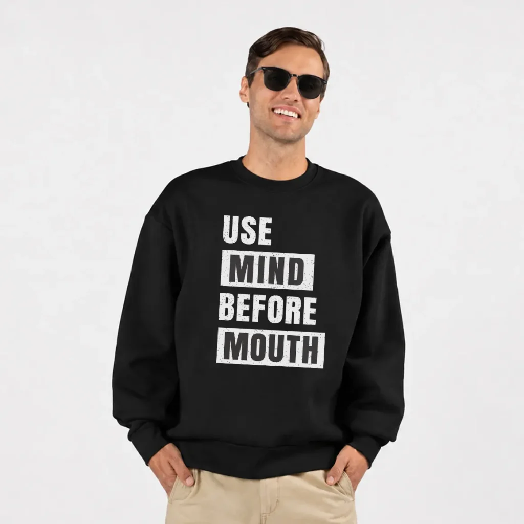 دورس تایپوگرافی Use Mind Before Mouth کد 10687