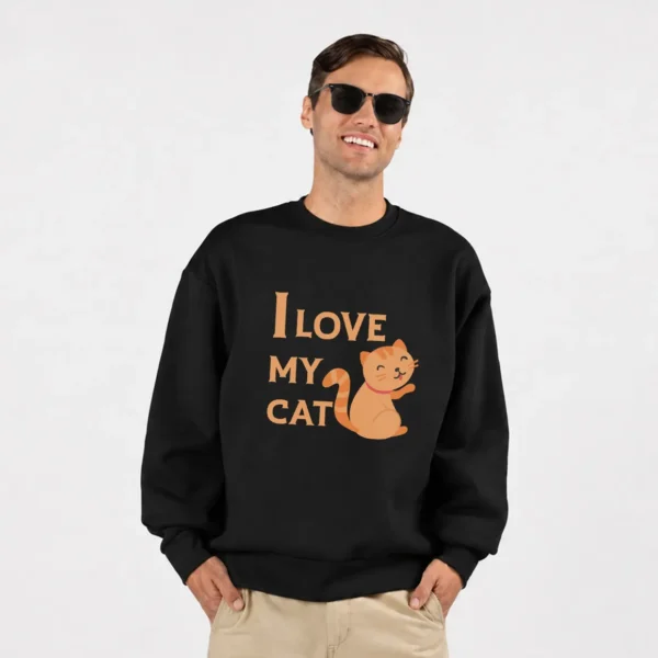 دورس گربه طرح I Love My Cat کد 11014