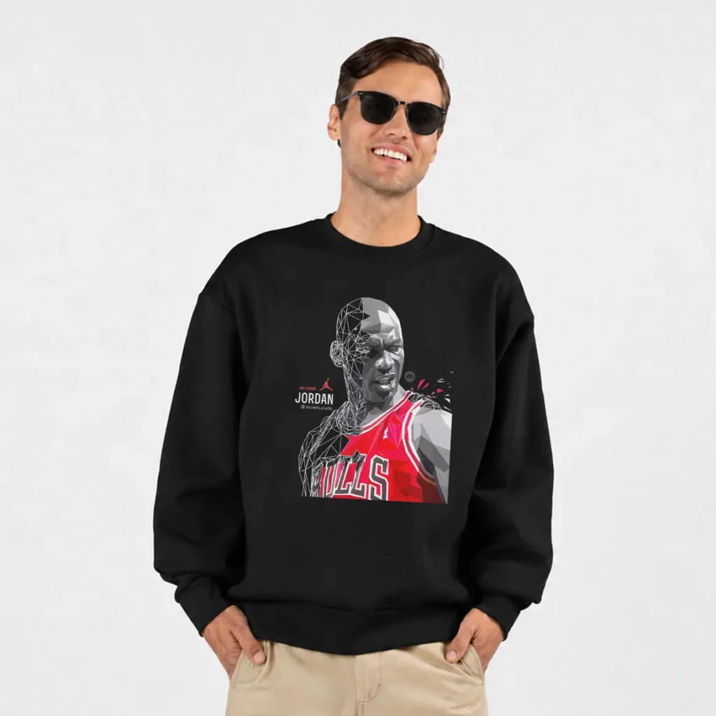 دورس مایکل جردن طرح پرتره هندسی (Michael Jordan) کد 14660