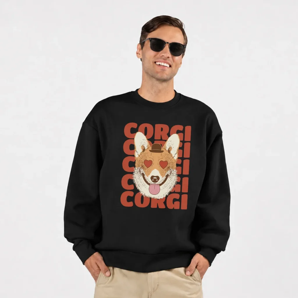 دورس سگ کورگی طرح عاشقانه (Corgi Love) کد 14764