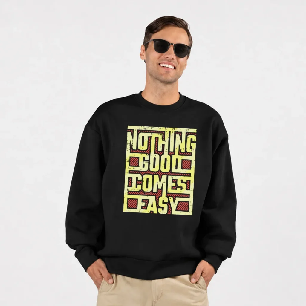 دورس تایپوگرافی طرح Nothing Good Comes Easy کد 15608